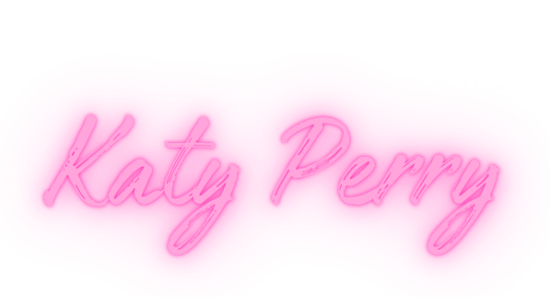 Kaylie Malone as Katy Perry logo