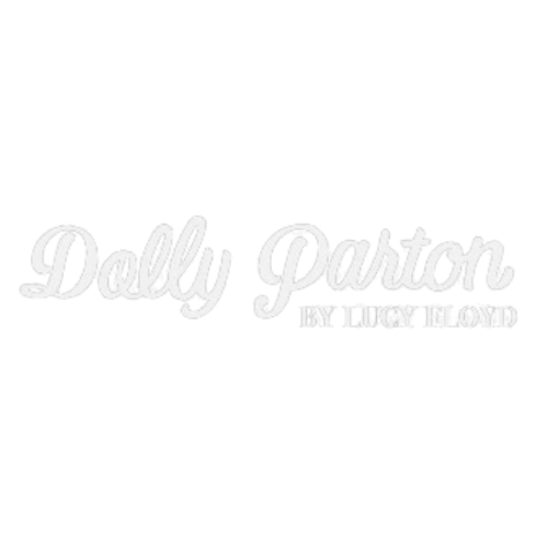 Lucy Floyd as Dolly Parton logo