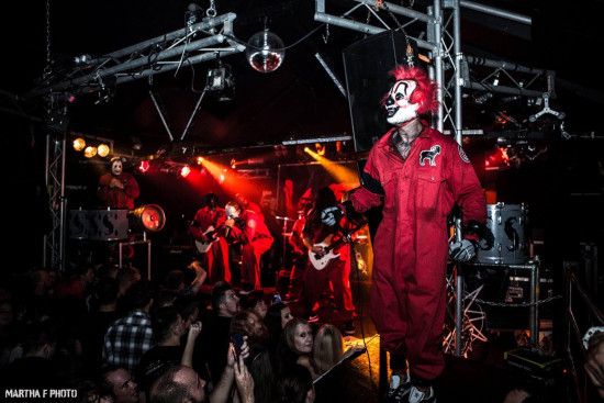 Knotslip as Slipknot promotional photo