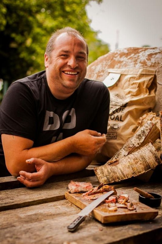 Marcus Bawdon BBQ Masterclass promotional photo