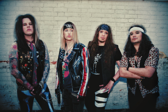 Motley Crude as Motley Crue promotional photo